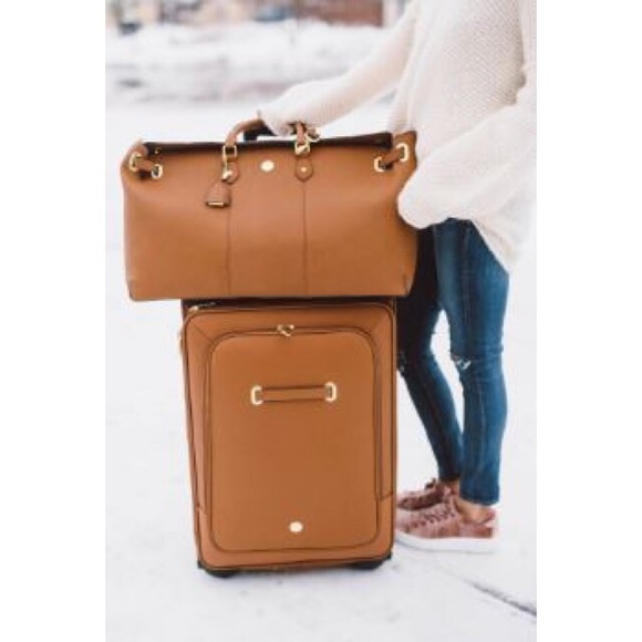 Joy Mangano Christie Collection Leather Weekender! - Picture 7 of 8